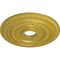 Ekena Millwork Oldham Ceiling Medallion (Fits Canopies up to 8 5/8"), 18"OD x 3 3/8"ID x 7/8"P, Rich Gold CM18OL1RGS - alternate 4